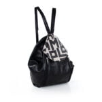 Plecak damski czarny - z przodu