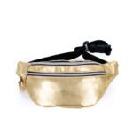 Nerka damska saszetka złota - z przodu