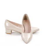 GASSU Czółenka WERONICA beżowe perłowe - z przodu