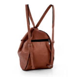 Plecak brązowy - z tyłu