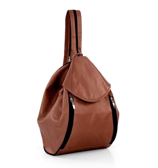 Plecak-zgniły-braz-3 Torba brązowa - z przodu