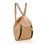 Plecak beżowy - z przodu