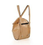 Plecak beżowy - z tyłu