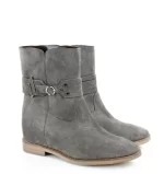 GASSU Botki szare AMBER ukryty obcas - po skosie