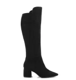 GASSU Kozaki czarne BARB na słupku - bokiem