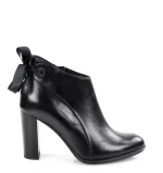 GASSU Botki KELLY czarne na obcasie - bokiem