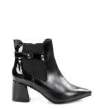 GASSU Botki MARTHA czarne na słupku - bokiem