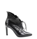 GASSU Botki MARY czarne szpilki - bokiem