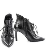 GASSU Botki MARY czarne szpilki - z przodu