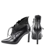 GASSU Botki MARY czarne szpilki - z tyłu