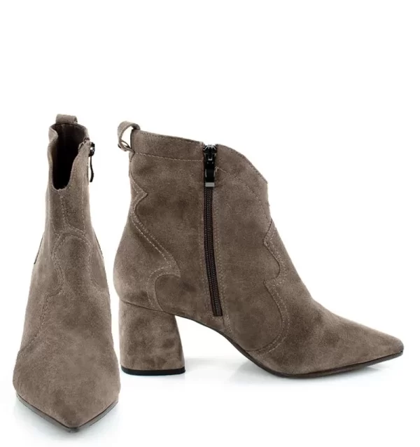 GASSU Botki PEGGY beżowe - z przodu