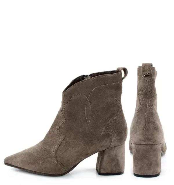 GASSU Botki PEGGY beżowe - z tyłu