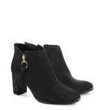 GASSU Botki czarne JUDITH na słupku - obrazek 3