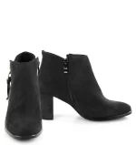 GASSU Botki czarne JUDITH na słupku - obrazek 2