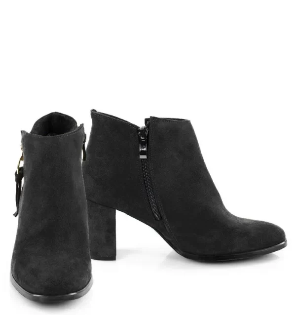 GASSU Botki czarne JUDITH na słupku - obrazek 2