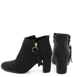 GASSU Botki czarne JUDITH na słupku - obrazek 4