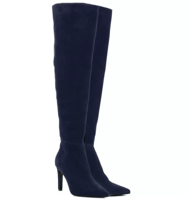 GASSU Kozaki granatowe ASTRID muszkieterki - obrazek 2