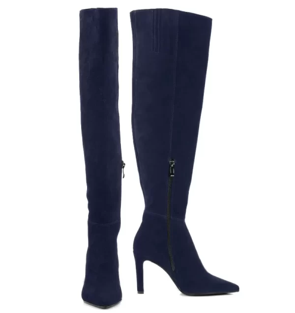 GASSU Kozaki granatowe ASTRID muszkieterki - obrazek 3