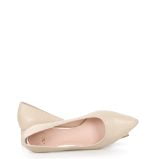 GASSU Czółenka WERONICA beżowe licowe niski obcas - obrazek 5