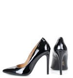 Czółenka czarne lakierowane marki GASSU - obrazek 6